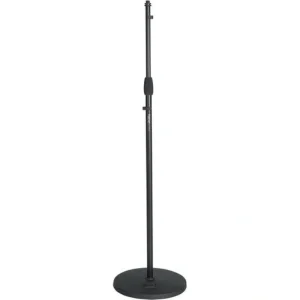 Gator Frameworks GFW-MIC-1200 Standard 12″ Roundbase Mic Stand w/ Standard Twist Clutch