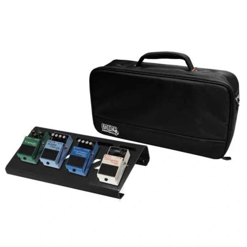 Gator GPB-LAK-1 Small Aluminum Pedalboard w/ Carry Bag – Black