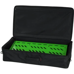 Gator GPB-XBAK-GR Extra Large Aluminum Pedal Board W/ Carry Bag – Screamer Green