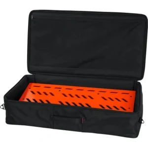 Gator GPB-XBAK-OR Extra Large Aluminum Pedal Board W/ Carry Bag – British Orange