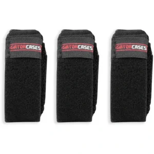 Gator GTR-FRETMUTEMD-3BK Medium Fret Mute String Dampener 3 Pack – Black