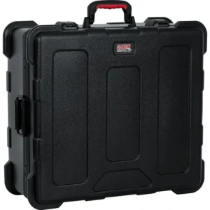 Gator GTSA-MIX12PU ATA-Molded Mixer Case w/ 12U Pop-Up Rack Rails – 21 x 19 x 7.5″