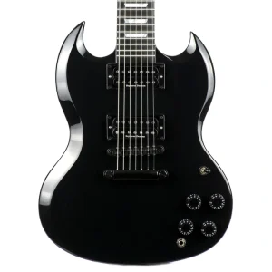 Gibson 2016 Limited Run SG Dark 7 – Ebony – Used