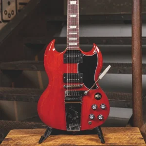 Gibson 2019 ’61 SG Standard Maestro Vibrola, Vintage Cherry With OHSC – Used