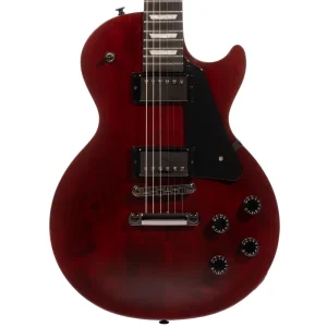 Gibson Les Paul Modern Studio Electric Guitar, Red Wine Satin w/Gigbag