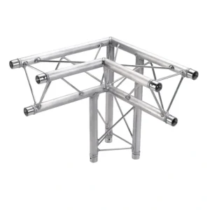 Global Truss F23-TR-96117-33 – 3-Way 90 Apex Down – Right Corner for F23 Triangular Truss System (1.64′)
