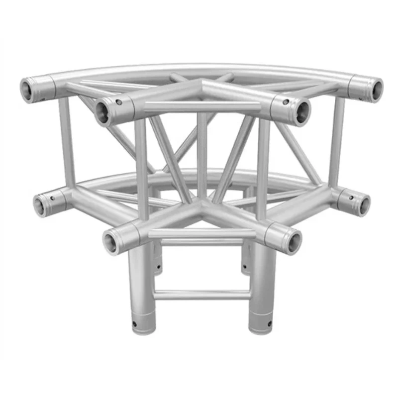 Global Truss F34-SQ-4126-CR-L90 – 3-Way 90 Degree Rounded Corner