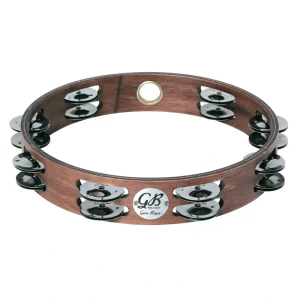 Gon Bops PTAMW2 Double Row Wooden Tambourine