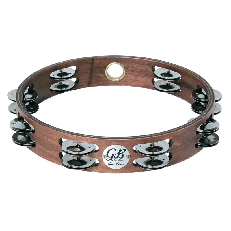 Gon Bops PTAMW2 Double Row Wooden Tambourine