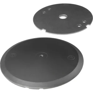 Gravity GR-GWB123SET1B Round Cast Iron Base and Weight Plate Set for M20 Poles
