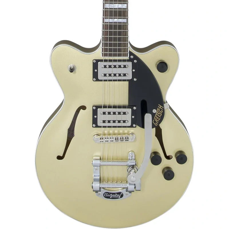 Gretsch G2655T Streamliner Center Block Jr – Double Cut with Bigsby – Gold Dust