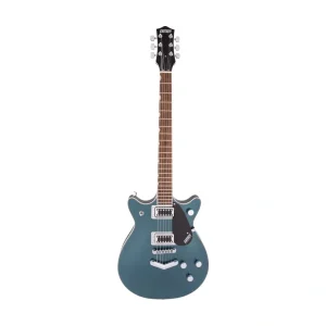 Gretsch G5222 Electromatic Double Jet BT Electric Guitar w/V-Stoptail, Laurel FB, Jade Grey Metallic
