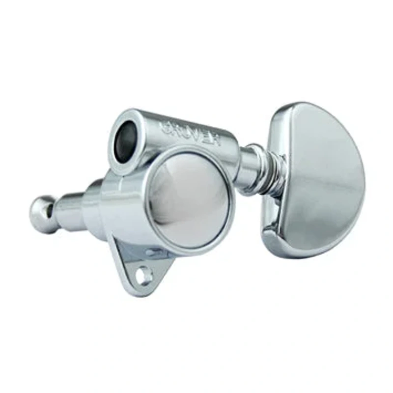 Grover GR102CV “Milk Bottle” Style Rotomatics 3+3 Chrome Machine Heads