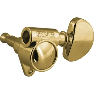 Grover GR102GV “Milk Bottle” Style Rotomatics 3+3 Gold Machine Heads