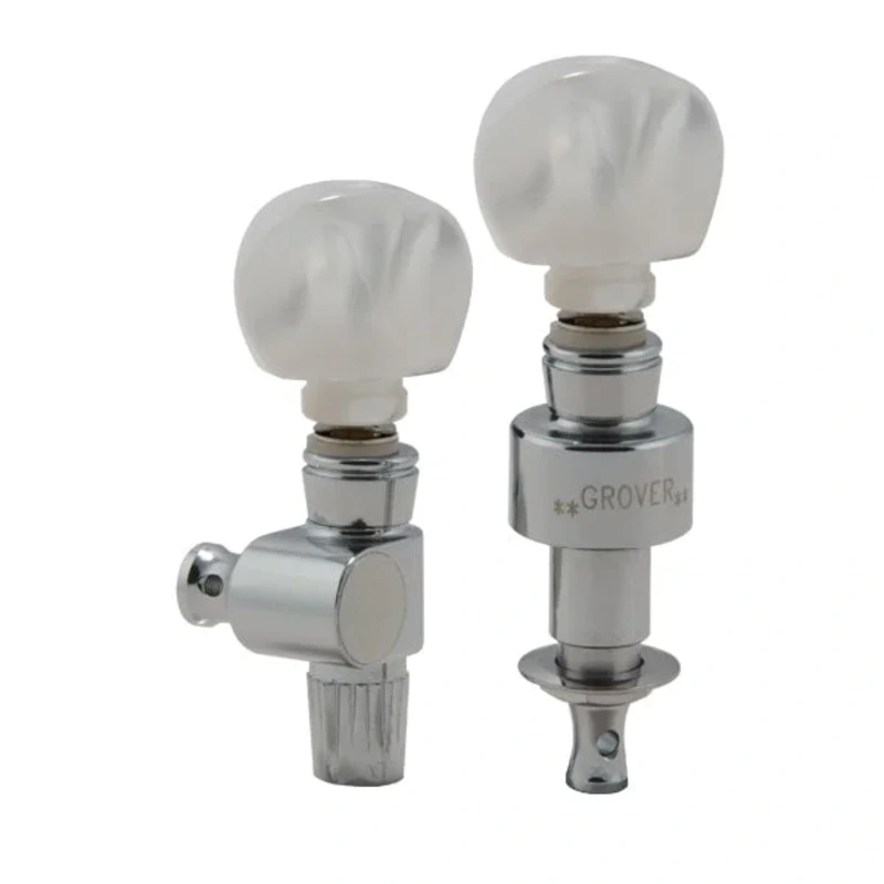 Grover GR124C5 Geared Banjo Pegs – Chrome