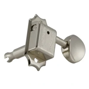 Grover GR133N Deluxe Guitar Machine Heads – 3+3 Nickel