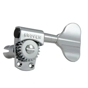 Grover GR145C4 Titan Electric Bass Machine Heads – 4-In-Line Chrome
