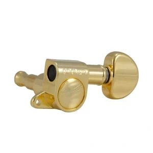 Grover GR205GL6 Mini Rotomatics – 6-In-Line Gold Left Handed