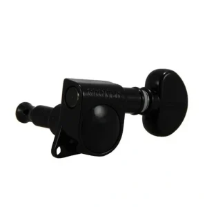 Grover GR305BC6 Mid-Size 6-In-Line Rotomatics – Black Chrome