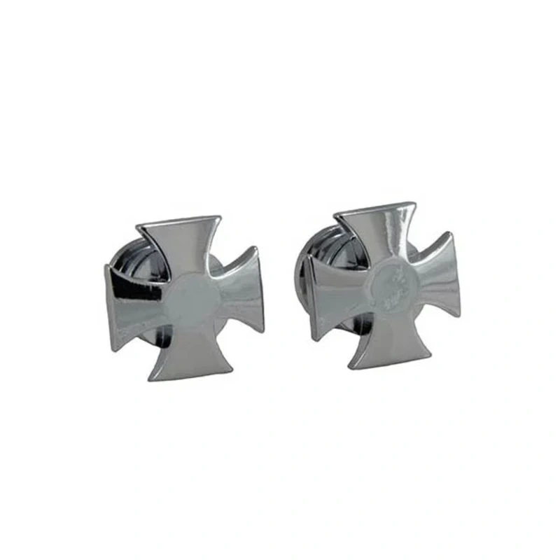 Grover GR640C Iron Cross Artist Strap Buttons – Chrome