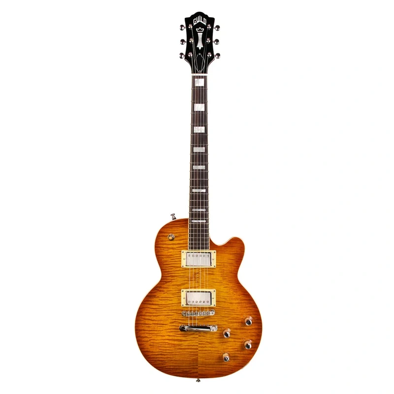Guild NEWARK BLUESBIRD Electric Guitar (Flame Maple Iced Tea Burst)