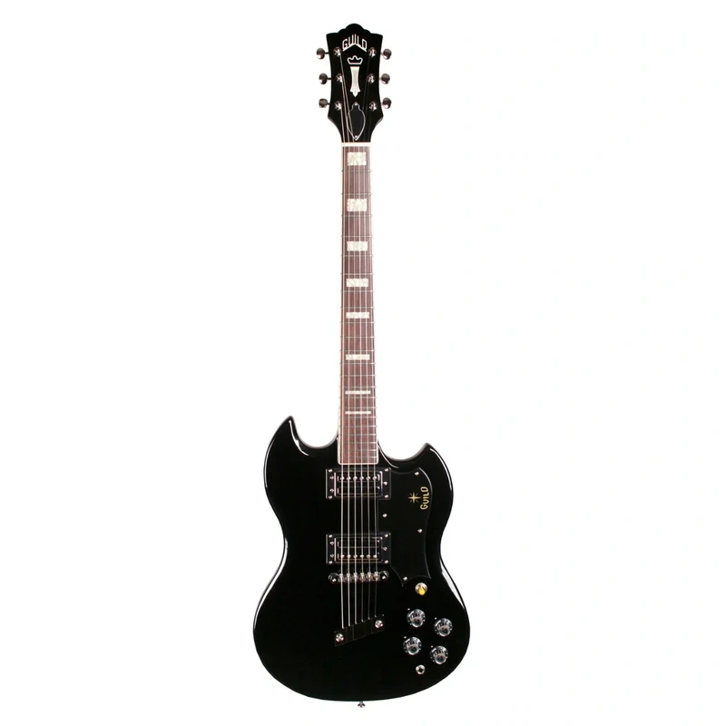 Guild NEWARK S-100 POLARA Electric Guitar (Black)
