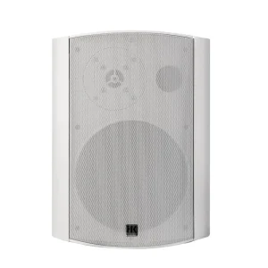 HK Audio IL60-TW Compact Speaker Install 100V 5 Taps 8 ohm (White) – 6.5″