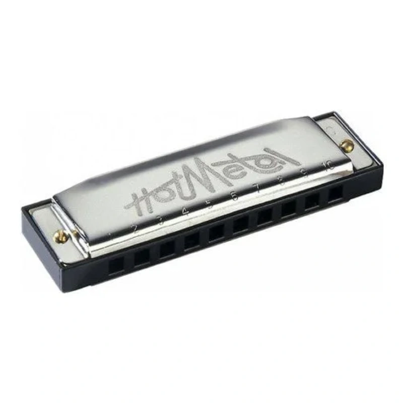 Hohner 572BX-F Harmonica Hot Metal Blistered in Key of F Major