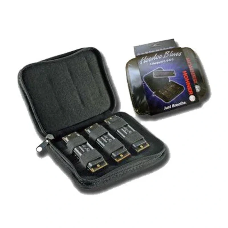 Hohner HBP HooDoo Blues Diatonic Harmonica – 3 Pack Set