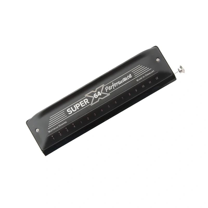Hohner M758601 Super 64X Performance Chromatic Harmonica