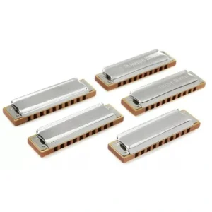Hohner MBC Marine Band Diatonic Harmonica 5-Pack Set