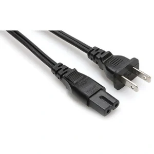 Hosa PWP-461 Power Cord IEC C7 NEMA 1-15P – 8′