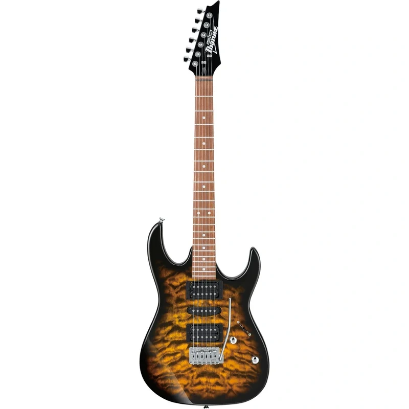 Ibanez GRX70QASB Gio RX Series Electric Guitar (Sunburst)