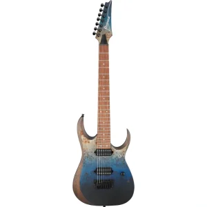 Ibanez RGD7521PBDSF RGD Standard 7 String Electric Guitar (Deep Seafloor Fade Flat)