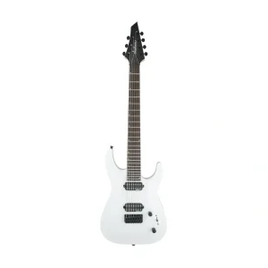Jackson Dinky JS32-7 DKA Electric Guitar, Amaranth FB, Snow White