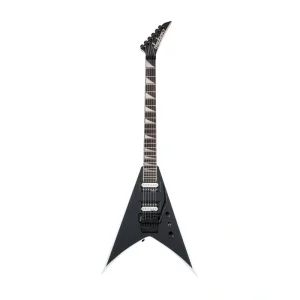 Jackson JS Series King V JS32 Electric Guitar, Amaranth FB, Black with White Bevels