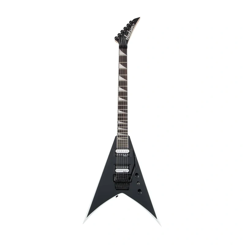 Jackson JS Series King V JS32 Electric Guitar, Amaranth FB, Black with White Bevels