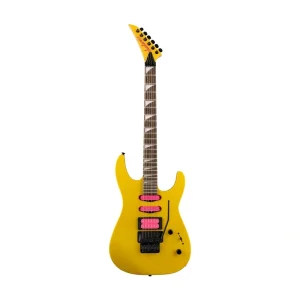 Jackson X Series Dinky DK3XR HSS Electric Guitar, Laurel FB, Caution Yellow (B-Stock)