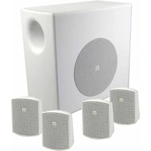 JBL C50PACK-WH Loudspeaker System with Subwoofer (White)