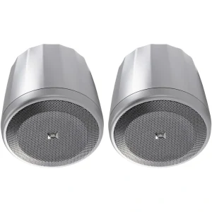 JBL C62P-WH Satellite Pendant Speaker (Pair, White) – 2″