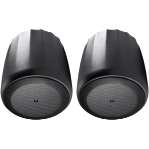 JBL C67HC/T Satellite Pendant Speaker (Black, Pair) – 6.5″
