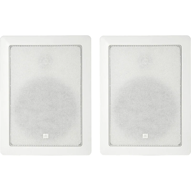 JBL CONTROL-126W In-Wall 8-Ohm Installation Speakers (Pair, White) – 6.5″