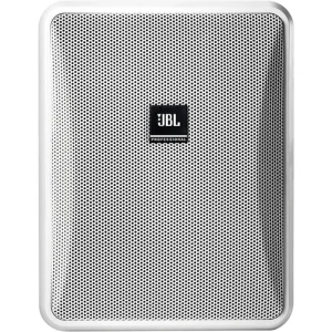 JBL CONTROL-25-1L-WH  2-Way Surface Mount Speaker (Pair, White) – 5.25″