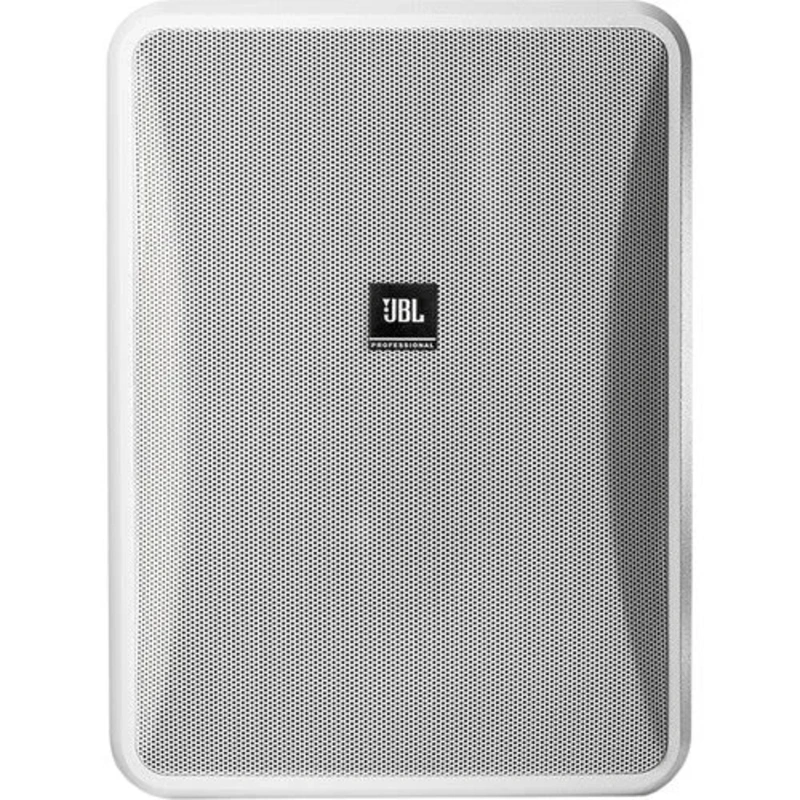 JBL CONTROL-28-1L-WH 2-Way Surface Mount Speaker (Pair, White) – 8″