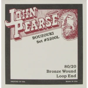 John Pearse 5200L Irish Bouzouki String Set