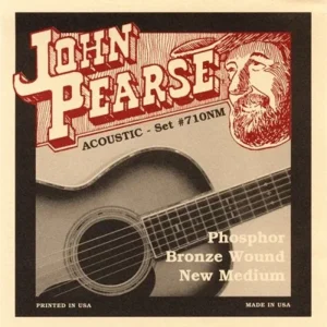 John Pearse Phosphor Bronze Wound New Medium Gauge Strings (#710NM)