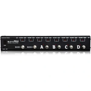 Joyo PXL8 Pedal Controller 8 FX Loop Programmable Pedal Switcher w/True Bypass – Black