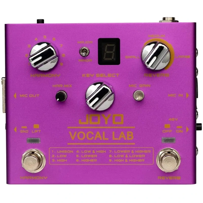 Joyo R-16 Vocal Reverb Effect Pedal