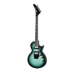 Kramer KASFCBPBF Assault Figured Electric Guitar (Caribbean Blue Perimeter)