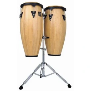 Latin Percussion LPA647-AW Aspire Conga Set with Stand Conga/Tumba (Natural Finish)